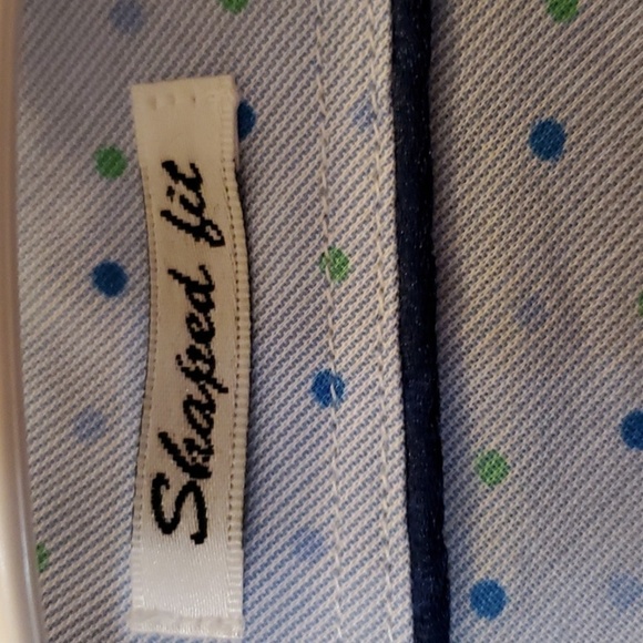 Bugatchi UOMO Slim fit blue graphic Print LS button down Size XL - Picture 3 of 11